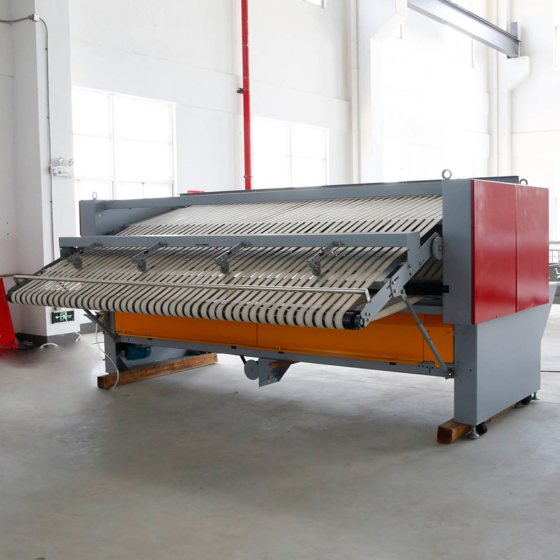 
		酒店洗衣房布草折叠机若何装置？
		